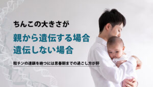 【ちんこの大きさは遺伝する】親が粗チンなら子も粗チン